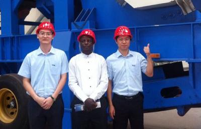 尼日利亚EFAB公司到访一帆机械