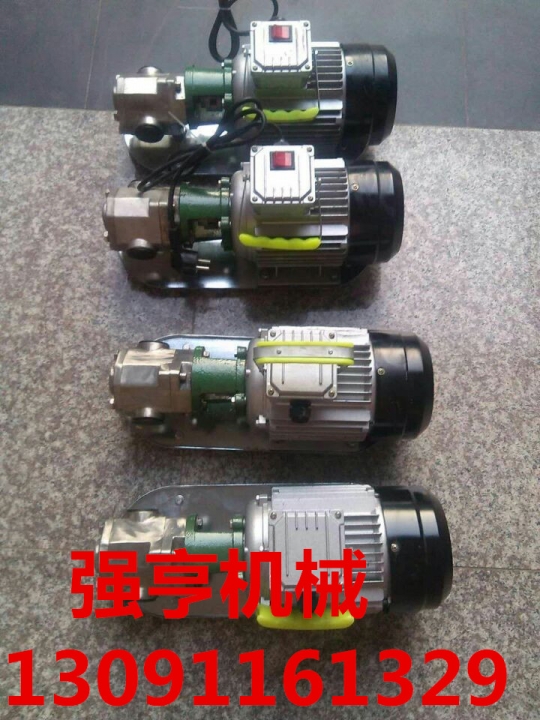 青岛强亨WCB不锈钢微型手提式齿轮泵结构合理品质优