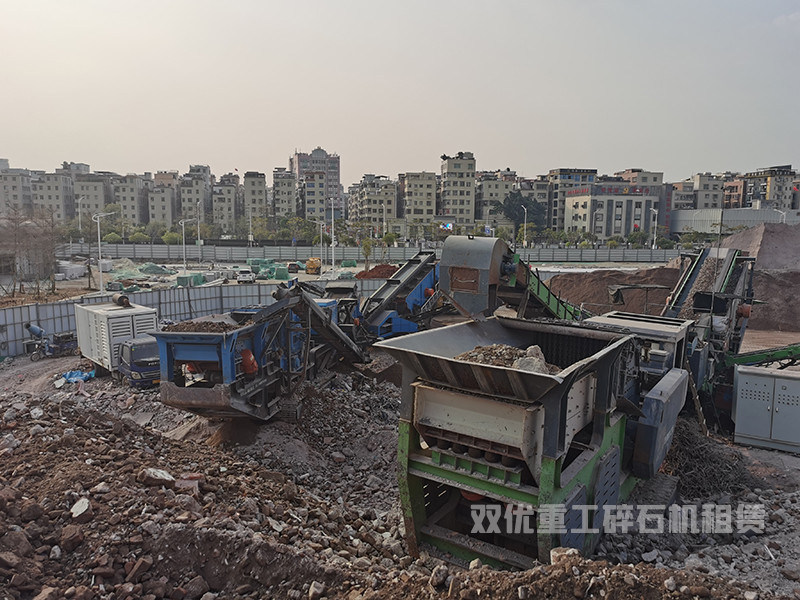 郑州双优建筑垃圾处理设备在西安资源化利用市场脱颖而