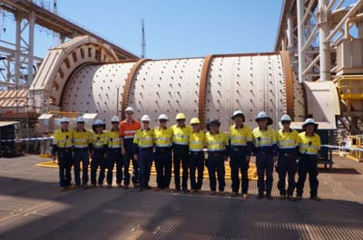 中信重工澳大利亚SINO铁矿球磨机