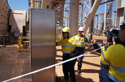 澳大利亚SINO铁矿Φ7.9×13.6米球磨机成功实现带水试运行